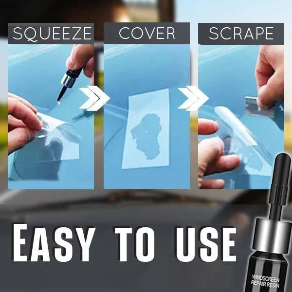 CrackShield™ - Nano Glass Crack Repair Kit for Cars & Phones
