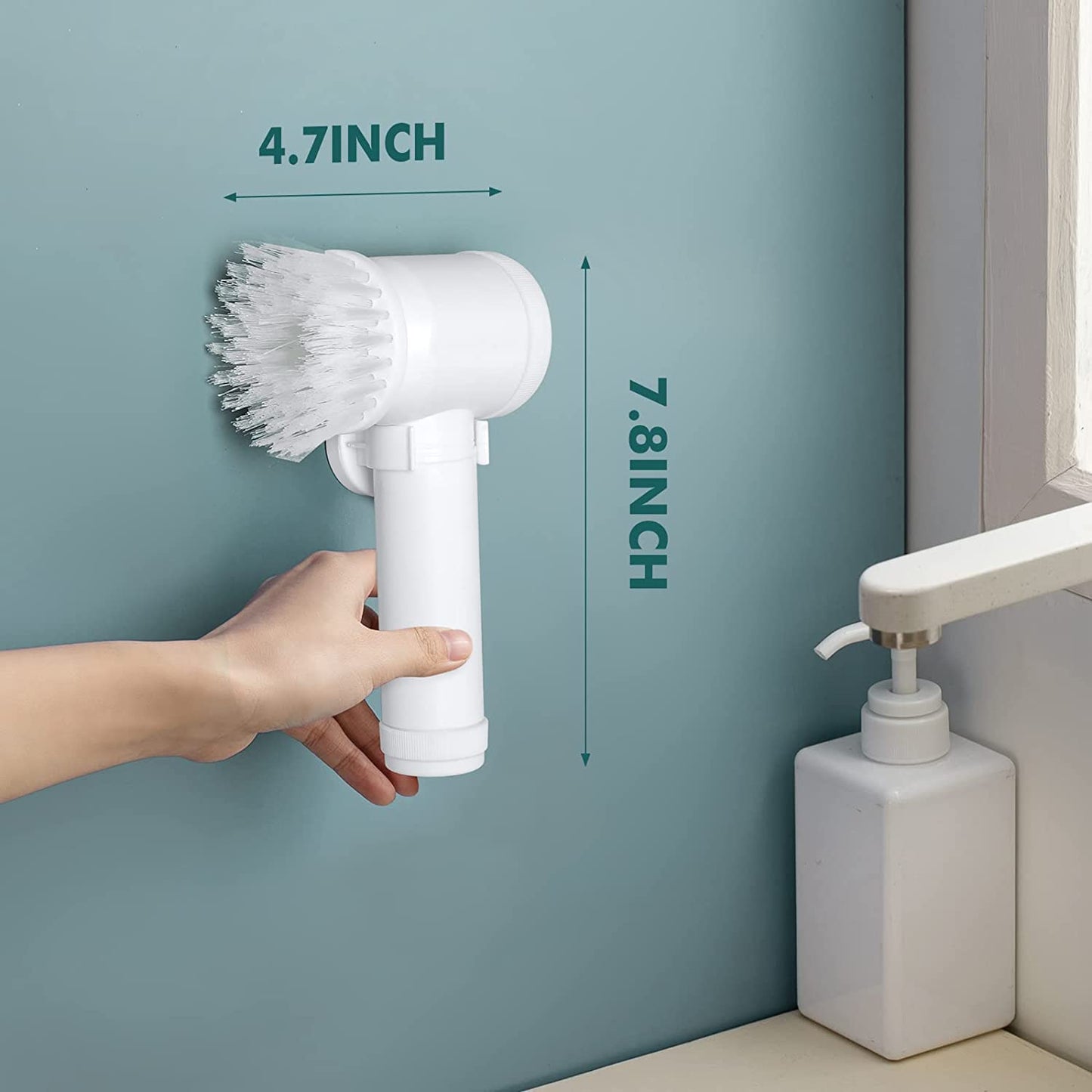 Multifunctional Magic Electric Cleaning Brush – 5-in-1 Handheld Scrubber