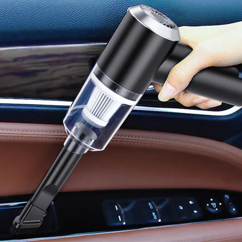3-in-1 Car Mini Vacuum Cleaner with Blower, Wireless Portable Rechargeable Handheld High Power Suction for Home, Car, Keyboard, and Dusting