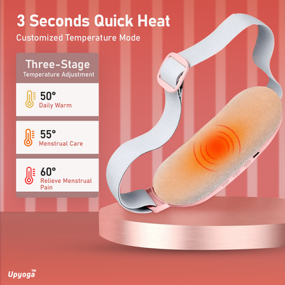 Maya's Dynamic Heat & Massage Therapy for Period Cramps | 1 Year Warranty | Upgraded