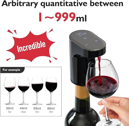 Smartuno | Electric Wine & Whiskey Dispenser – Adjustable Aeration & Precision Pour | Perfect Bar Accessory & Gift
