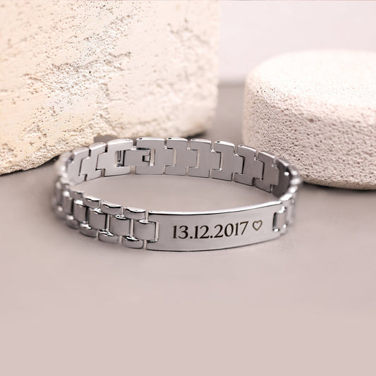 Silver Valor Bracelet For Men