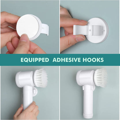 Multifunctional Magic Electric Cleaning Brush – 5-in-1 Handheld Scrubber