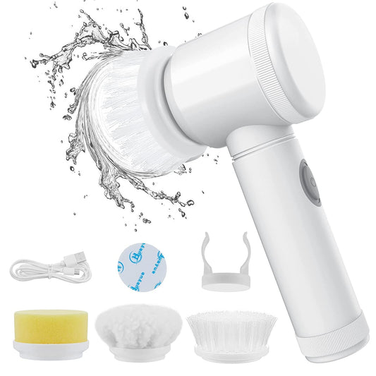 Multifunctional Magic Electric Cleaning Brush – 5-in-1 Handheld Scrubber
