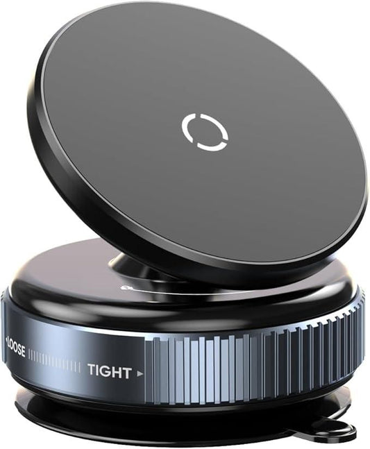 Magnetic Car/Desk Phone Holder with ultra Vacuum Suction (360° Rotation)