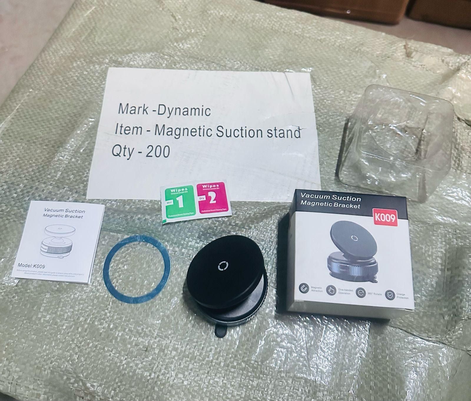 Magnetic Car/Desk Phone Holder with ultra Vacuum Suction (360° Rotation)